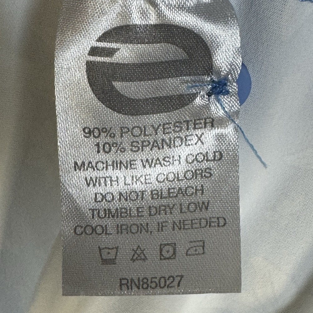 Etonic Golf Polo Mens size XL Floral All Over Print Performance Preppy Dry-fit - Picture 12 of 12